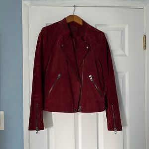 BlankNYC No Limit Suede Moto Jacket